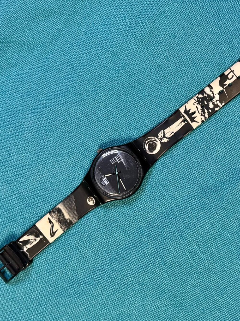 Vintage Swatch GB128 Eclipses Quartz Wrist Watch